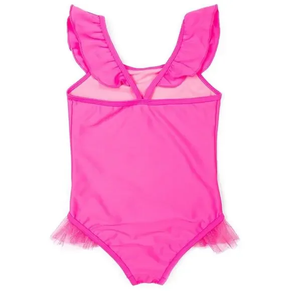 Betsey Johnson Sequin Unicorn Swimsuit Sz 2T - Picture 2 of 9